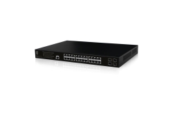 LevelOne PoE+Switch 24xGE PoE+/4xSFP 390W 19 Managed L2