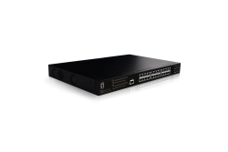 LevelOne PoE+Switch 24xGE PoE+/4xSFP 390W 19 Managed L2