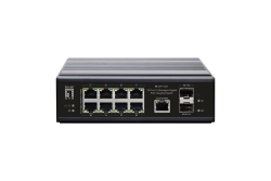 LevelOne Industr.PoE Switch 8xGE PoE/+ 360W Managed L2