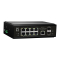 LevelOne Industr.PoE Switch 8xGE PoE/+ 360W Managed L2