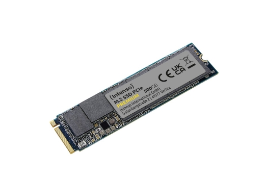 Intenso M.2 SSD PCIe Premium 500GB Gen.3x4 NVME 1.3 retail