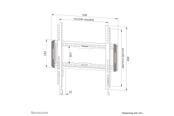 Neomounts WAH 32-65 1TFT 1Gelenk schw. Max.50KG