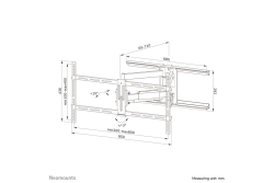 Neomounts WAH 43-75 1TFT 3Gelenk schw. Max.45KG