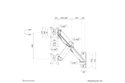 Neomounts WAH 17-32 1TFT 3Gelenk schw. Max.9K