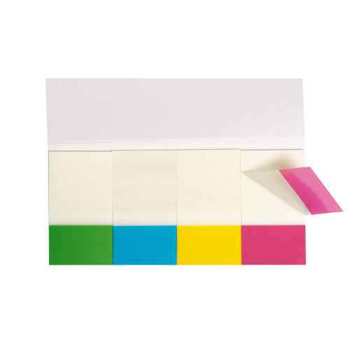 Haftmarker Transparent - 25 x 45 mm, 4 x 40 Streifen