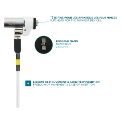 Mobilis Nano - Slim Rotating security lock - Compatible MK