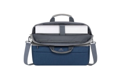Riva NB Tasche Prater 15,6 grau/blau 7532
