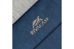 Riva NB Tasche Prater 15,6 grau/blau 7532