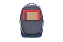 Riva NB Rucksack Prater 17.3 grau/d.blau 7567