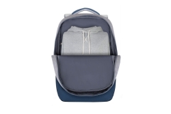 Riva NB Rucksack Prater 17.3 grau/d.blau 7567