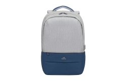Riva NB Rucksack Prater 17.3 grau/d.blau 7567