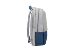 Riva NB Rucksack Prater 17.3 grau/d.blau 7567
