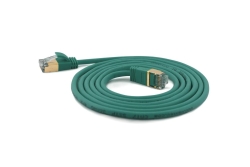 Wantec Patchkabel SSTP CAT7 Ste. CAT6a d=4mm 0,50m grün