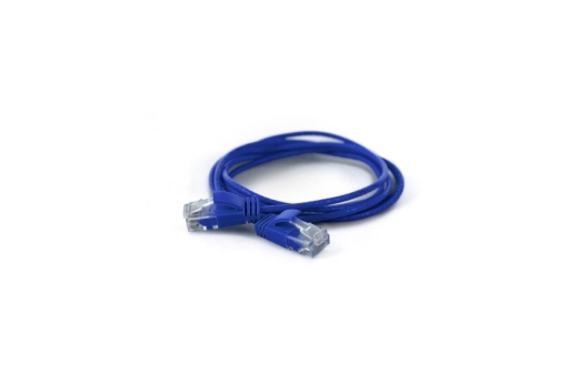 Wantec Patchkabel UTP CAT6a d=2,8mm 0,10m blau