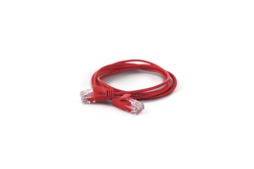 Wantec Patchkabel UTP CAT6a d=2,8mm 1,00m rot