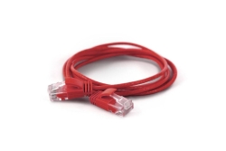 Wantec Patchkabel UTP CAT6a d=2,8mm 25,00m rot