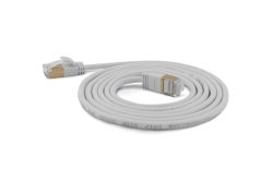 Wantec Patchkabel SSTP CAT7 Ste. CAT6a d=4mm 0,20m grau
