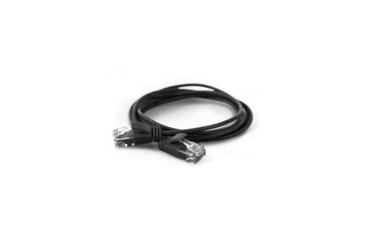 Wantec Patchkabel UTP CAT6a d=2,8mm 1,00m schwar