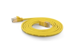 Wantec Patchkabel SSTP CAT7 Ste. CAT6a d=4mm 3,00m gelb