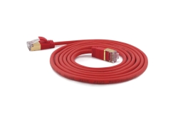 Wantec Patchkabel SSTP CAT7 Ste. CAT6a d=4mm 1,50m rot