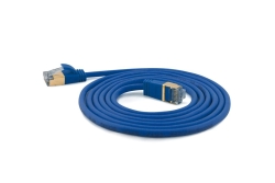 Wantec Patchkabel SSTP CAT7 Ste. CAT6a d=4mm 1,00m blau