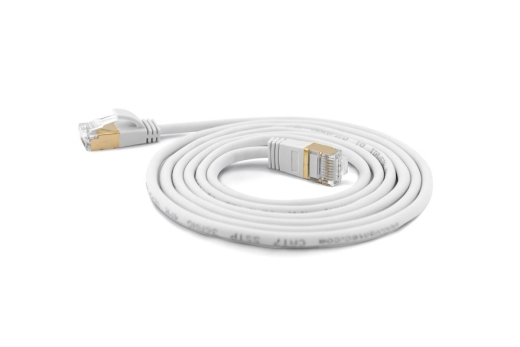 Wantec Patchkabel SSTP CAT7 Ste. CAT6a d=4mm 3,00m weiß