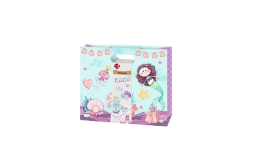 SUSYCARD Party-Tasche Mermaid Set klein 88-teilig