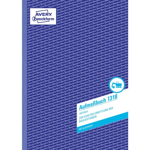 1318 Aufmaß, DIN A4, vorgelocht, 100 Blatt, weiß