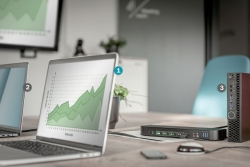 DIGITUS KVM Switch 4-Port, 4K60Hz, 4x DP in, 1x DP/HDMI out