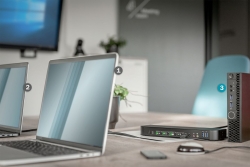 DIGITUS KVM Switch 4-Port, 4K60Hz, 4x DP in, 1x DP/HDMI out