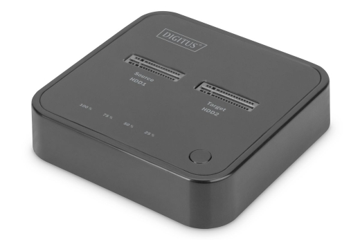 DIGITUS Docking Station USB-C 2 x M.2 NVMe SSD, Klonfunktion