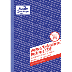 1739 Auftrag/Lieferschein/Rechnung, DIN A5,...