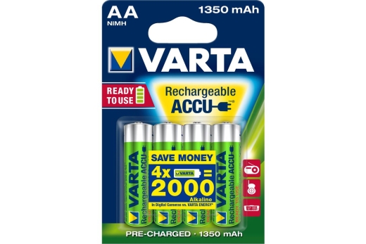 Varta Akku RECHARGE Power AA HR6 1350mAh 4St.