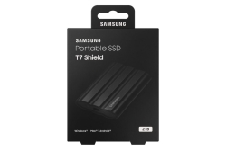 SSD 2TB Samsung Portable SSD T7 Shield USB3.2 Black extern Kit