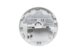Logilink Rauchmelder austauschbare 9V Batterie weiß