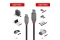 LINDY USB 3.2 Kabel Typ C/B Anthra Line 0,5m