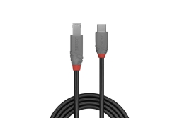 LINDY USB 3.2 Kabel Typ C/B Anthra Line 2m