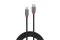 LINDY 3m USB 2.0 Typ C an Micro-B Kabel, Anthra Line