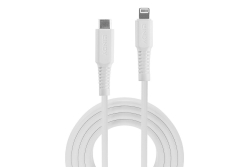 LINDY 2m USB C an Lightning Kabel, weiß