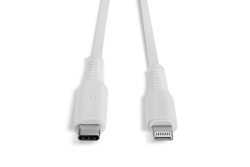 LINDY 2m USB C an Lightning Kabel, weiß