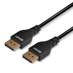 LINDY 0.5m Slim DisplayPort 1.4 Cable