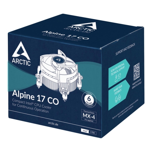 ARCTIC Kühler Alpine 17 CO / Intel 1700 - 100W