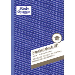 201 Haushaltsbuch, DIN A5, mit Jahresübersicht, 36...
