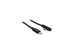 Inter-Tech Kabel Type C auf Type C 90°, 1m schwarz