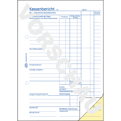 1743 Kassenbuch Bericht A5 2x40Blatt SD blau