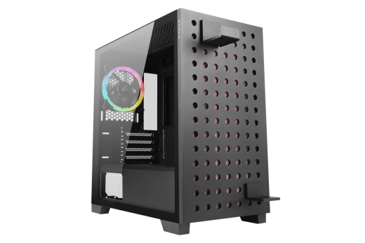 AZZA Gaming PC Gehäuse Elise 140 Micro ATX ARGB Schwarz