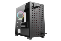 AZZA Gaming PC Gehäuse Elise 140 Micro ATX ARGB Schwarz