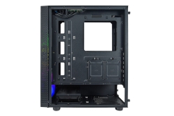 AZZA Gaming PC Gehäuse Celesta 340F Midi ATX ARGB Schwarz