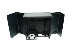 AZZA Gaming PC Gehäuse Cast 808B Midi ATX Alu Schwarz