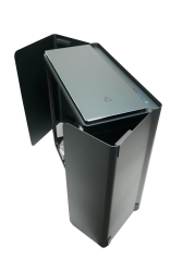 AZZA Gaming PC Gehäuse Cast 808B Midi ATX Alu Schwarz